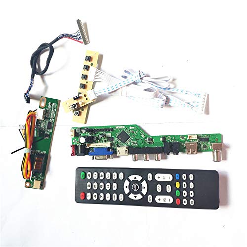 N141I1-L01/L02 LVDS 1CCFL 30-polige Tastatur + Fernbedienung + Wechselrichter HDMI VGA USB AV RF LCD Panel Monitor T.V53 Laufwerkkarte Board DIY Kit (N141I1-L02) von U/R