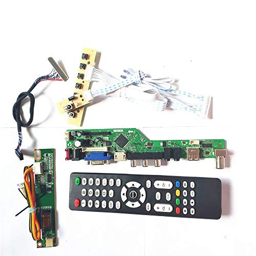 N141XB-L05/L07/L09 T.V53 Controller-Board VGA HDMI AV USB RF Fernbedienung + Inverter + Tastatur 1CCFL 30Pin LVDS LCD Display Panel Kit (N141XB-L09) von U/R