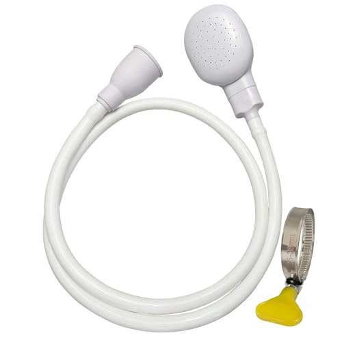 U-BCOO Haustier Duschkopf Waschbecken Spray Gummischlauch Tragbare shampoo sprayer von U-BCOO