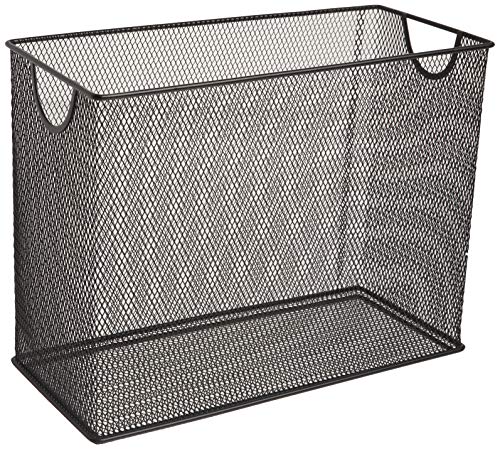 U Brands Hängeregistraturenhalter, Drahtgeflecht, Briefgröße, 31,5 x 24,2 x 14 cm, Schwarz – 457U00-06 von U Brands