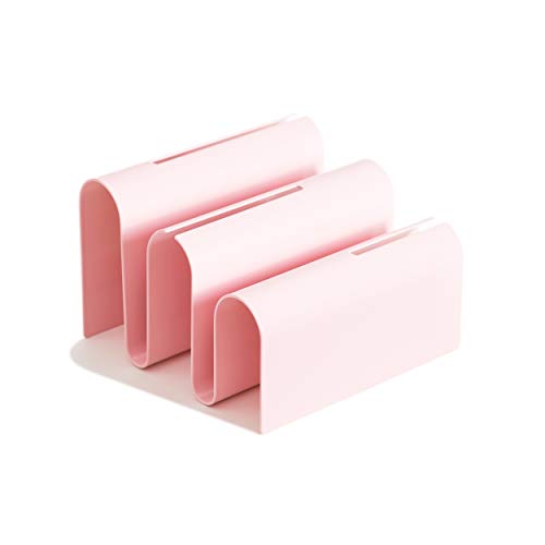 U Brands Metal Letter Sorter, Desktop Accessory, Arc Collection, Pink von U Brands