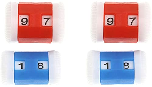 4 Stück Kunststoffmaschenstricknadeln Reihenzähler 2 Größen Praktisches Design und langlebig 4 Stück Kunststoffmaschenstricknadeln Reihenzähler 2 Größen Praktisches Design und langlebig von U-K