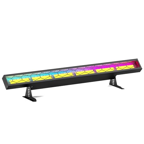 LED RBG Wallwasher 6 COB LED Bar Strahler 450W Partylicht Bühnenlicht mit DMX Kontrolle Strobe Beleuchtung für Gebäudebeleuchtung Bar Disco Feiern Bühne von U`King