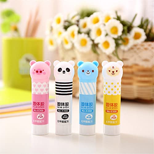 U-M Niedliche Cartoon Tiere Klebestift Kawaii Starker Klebstoff Stick Hochviskos DIY Scrapbooking Papier Karte Fotokleber Bürobedarf Nützlich und praktisch von U-M