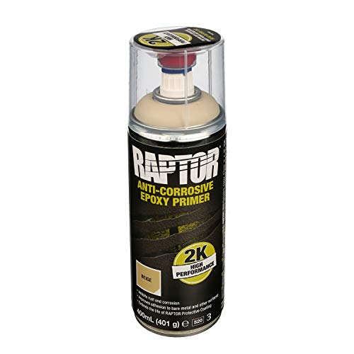 U-POL RAPTOR 2K Epoxy Primer Grundierung, Spraydose 400ml inkl. H?rter, beige von U-POL