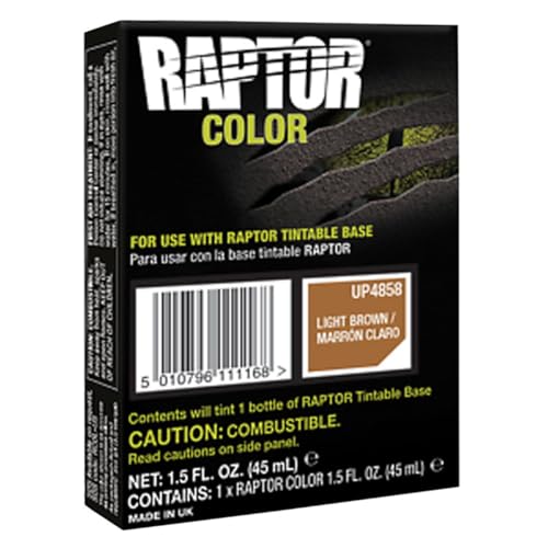 Raptor UPOL Light Brown Pigment UP4858 ca. RAL 8001 Ockerbraun 45ml von U-POL