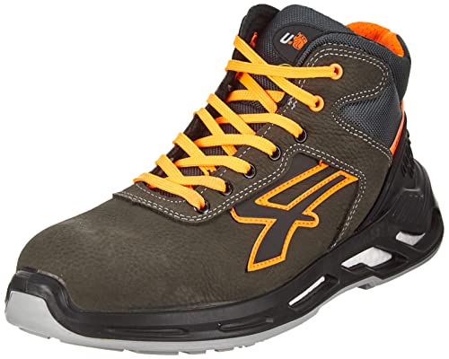 U-Power - Baskets de sécurité hautes Avec renfort Anti-Shock Jordan - Usage général - ESD S3 CI SRC 42 Gris/Orange von U Power