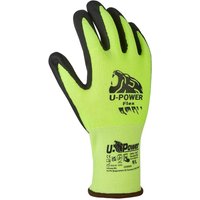 Flex Arbeitshandschuhe Sicherheits-Nylon-Touchscreen Grün 7/S - U-power von U-POWER