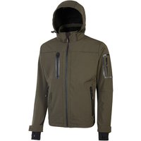 Arbeitsjacke Softshell mit Microfleece-Futter SPACE - Dunkelgrün XL Arbeitsjacke Softshell mit Microfleece-Futter SPACE - Dunkelgrün XL von U-POWER