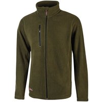 Arbeitsjacke aus Fleece mit Reißverschluss WARM - Dunkelgrün 4XL Arbeitsjacke aus Fleece mit Reißverschluss WARM - Dunkelgrün 4XL von U-POWER