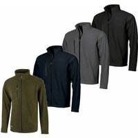 Fleece-Sweatshirts mit U-Power Warm-Reißverschluss - XL - Schwarze von U-POWER