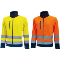 U-Power Boing Warnschutz Fleecejacke - M - Orange von U-POWER