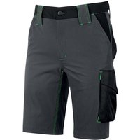 U-power - Mercury U-4 Stretch Arbeitsshorts - m - Grau / Grün von Zyxel