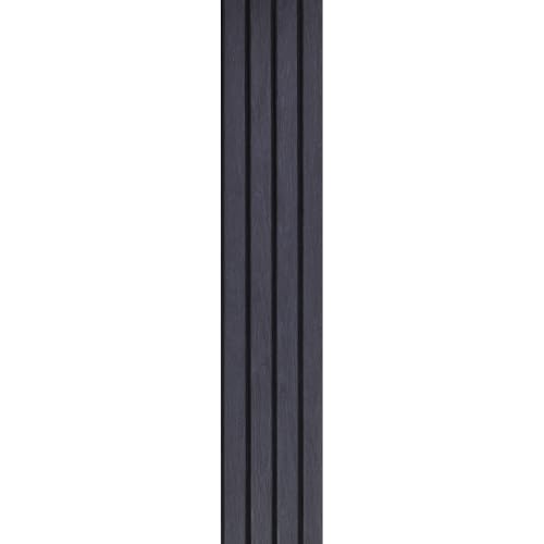 Kunststoffpaneele Anthrazit Planken Fassadenpaneele Fassadenverkleidung Giebelverkleidung Holzoptik Wandpaneele Wandverkleidung Unterdachpaneele (Paneele Planken 1,50 x 0,24m Anthrazit) von U-Plast