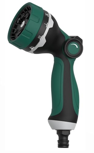 Gartenbrause, Handbrause Garten-Spritzpistolen, 10 Bewässerungsmuster, Einstellbarer Wasserdurchfluss für Gartenbewässerung, Autowäsche, Haustierdusche Gartenbrause, Handbrause Garten-Spritzpistolen, 10 Bewässerungsmuster, Einstellbarer Wasserdurchfluss für Gartenbewässerung, Autowäsche, Haustierdusche von U ULTTY