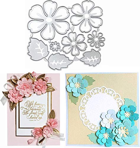 U-Horizon 3D-Blumen-Stanzschablone, zum Basteln, Scrapbooking, Metallprägung, Schablone für Alben, Papier, Karten, Kunsthandwerk (3D-Blume) von U-horizon