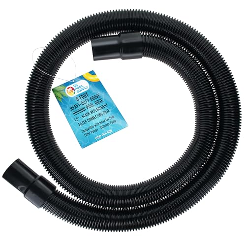 U.S. Pool Supply 1,8 m robuster oberirdischer Poolschlauch, 3,8 cm – schwarzer Ersatz-Filter-Verbindungsschlauch, flexibler Spiralgewickelter EVA – kompatibel mit Intex für Pool-Filterpumpen U.S. Pool Supply 1,8 m robuster oberirdischer Poolschlauch, 3,8 cm – schwarzer Ersatz-Filter-Verbindungsschlauch, flexibler Spiralgewickelter EVA – kompatibel mit Intex für Pool-Filterpumpen von U.S. Pool Supply