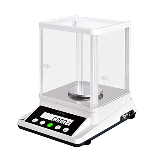 U.S. SOLID 0,001 g Präzisionswaage - Digitale analytische Lab-Waage - Elektronische Präzisionswaage mit einer Genauigkeit von 1 mg und 2 LCD-Bildschirmen - 110 g / 0,001 g von U.S. Solid