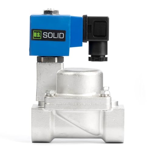 U.S. Solid 2,5 cm 50 bar Hochdruck-Magnetventil – Edelstahl 12 V DC Hochdruck-Hochtemperatur-Elektro-Magnetventil 1-50 bar, -60.0-120.0 °C U.S. Solid 2,5 cm 50 bar Hochdruck-Magnetventil – Edelstahl 12 V DC Hochdruck-Hochtemperatur-Elektro-Magnetventil 1-50 bar, -60.0-120.0 °C von U.S. Solid