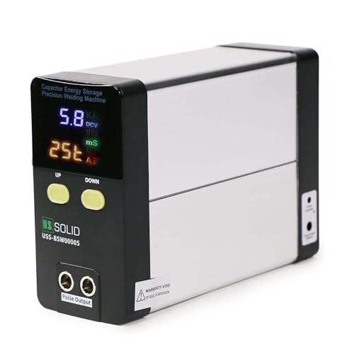 U.S. Solid USS-BSW05 Akku Punktschweißgerät 11,6 KW 2000A Kondensator Energiespeicher Impulsschweißmaschine, Mini tragbare Punktschweißgeräte für 18650, 21700 Lithium Batteriepack Bau U.S. Solid USS-BSW05 Akku Punktschweißgerät 11,6 KW 2000A Kondensator Energiespeicher Impulsschweißmaschine, Mini tragbare Punktschweißgeräte für 18650, 21700 Lithium Batteriepack Bau von U.S. Solid
