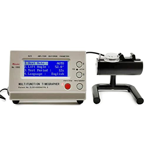 Weishi Timegrapher NO.1000 Uhr Timing Maschine Multifunktions-Tester Werkzeug (UK &Europa Stecker) von U.S. Solid
