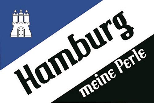 U24 Aufkleber Hamburg meine Perle Motiv III Flagge Fahne 8 x 5 cm Autoaufkleber Sticker U24 Aufkleber Hamburg meine Perle Motiv III Flagge Fahne 8 x 5 cm Autoaufkleber Sticker von U24