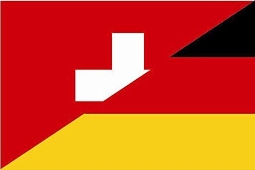 U24 Aufkleber Schweiz-Deutschland Flagge Fahne 15 x 10 cm Autoaufkleber Sticker U24 Aufkleber Schweiz-Deutschland Flagge Fahne 15 x 10 cm Autoaufkleber Sticker von U24