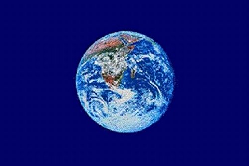 U24 Fahne Flagge Erde Planet Earth 90 x 150 cm von U24