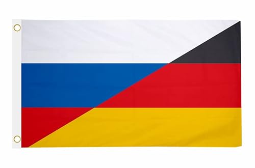 U24 Fahne Flagge Russland-Deutschland Freundschaftsflagge 90 x 150 cm von U24