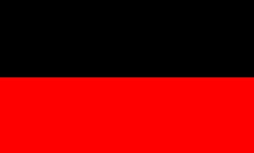 U24 Fahne Flagge Schwarz-Rot 90 x 150 cm U24 Fahne Flagge Schwarz-Rot 90 x 150 cm von U24