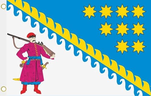 U24 Flagge Fahne Dnipropetrowsk Oblast (Russland) Hissflagge 90 x 150 cm von U24