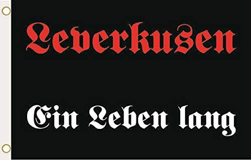 U24 Flagge Fahne Leverkusen Ein Leben lang 90 x 150 cm U24 Flagge Fahne Leverkusen Ein Leben lang 90 x 150 cm von U24