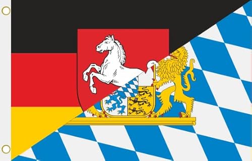 U24 Flagge Fahne Niedersachsen-Bayern 90 x 150 cm von U24