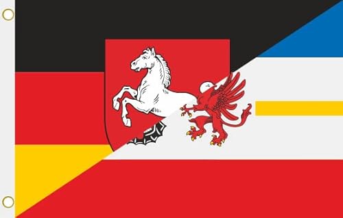 U24 Flagge Fahne Niedersachsen-Mecklenburg-Vorpommern 90 x 150 cm von U24