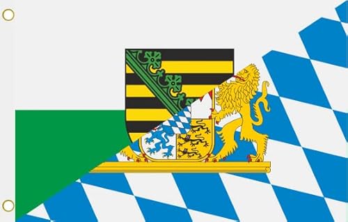 U24 Flagge Fahne Sachsen-Bayern 90 x 150 cm von U24