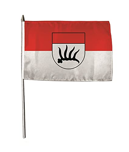 U24 Flagge Fahne Stockflagge Göppingen 30 x 45 cm Stockfahne 3er Pack von U24