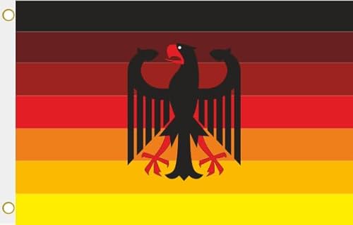 U24 Flagge Fahne Stolz German Pride mit Adler Hissflagge 90 x 150 cm von U24
