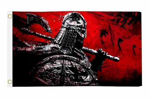 U24 Flagge Fahne Wikinger Vikings rot 90 x 150 cm von U24