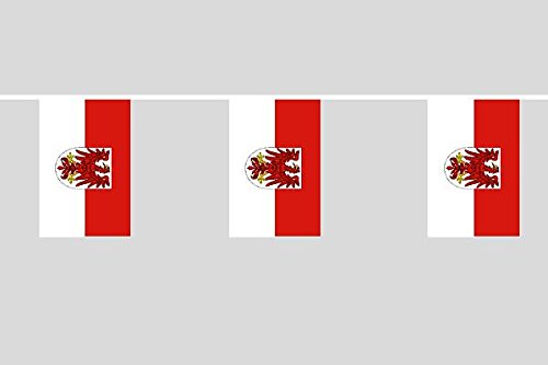 U24 Flaggenkette Brandenburg 10,40 m Fahne Flagge Fahnenkette von U24