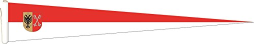 U24 Langwimpel Minden Fahne Flagge Wimpel 200 x 40 cm Premiumqualität von U24