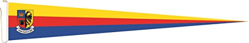 U24 Langwimpel Nordfriesland Fahne Flagge Wimpel 150 x 40 cm Premiumqualität von U24
