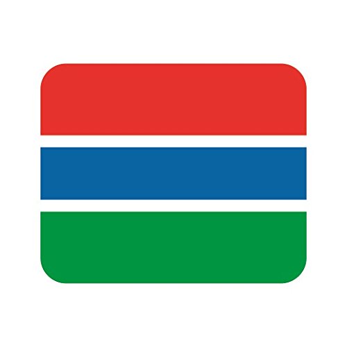 U24 Mousepad Textil Gambia Fahne Flagge Mauspad von U24