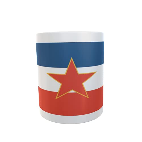 U24 Tasse Kaffeebecher Mug Cup Flagge Jugoslawien alt von U24