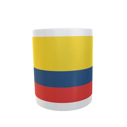 U24 Tasse Kaffeebecher Mug Cup Flagge Kolumbien von U24