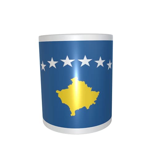 U24 Tasse Kaffeebecher Mug Cup Flagge Kosovo von U24
