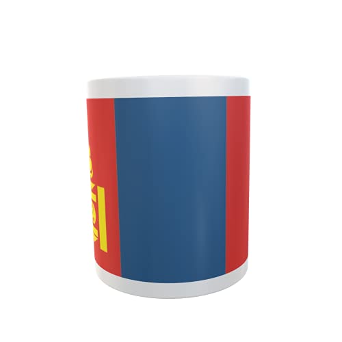 U24 Tasse Kaffeebecher Mug Cup Flagge Mongolei U24 Tasse Kaffeebecher Mug Cup Flagge Mongolei von U24