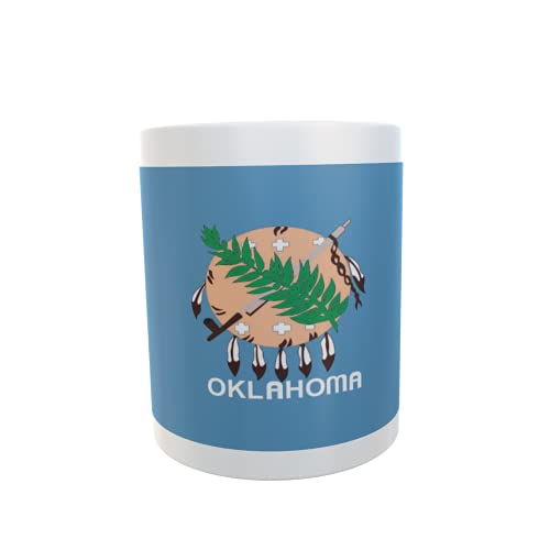 U24 Tasse Kaffeebecher Mug Cup Flagge Oklahoma U24 Tasse Kaffeebecher Mug Cup Flagge Oklahoma von U24
