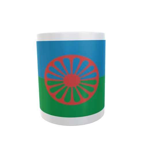 U24 Tasse Kaffeebecher Mug Cup Flagge Sinti & Roma von U24