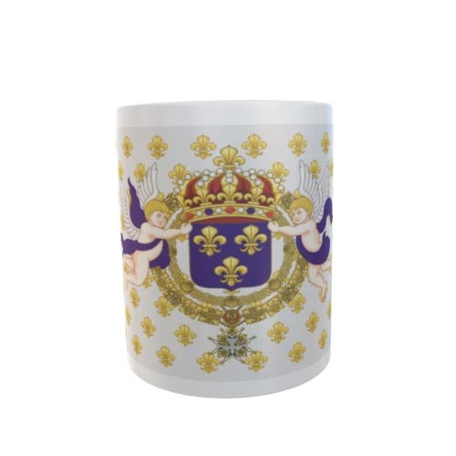 U24 Tasse Kaffeebecher Mug Cup Flagge Standarte des königlichen Frankreichs von U24