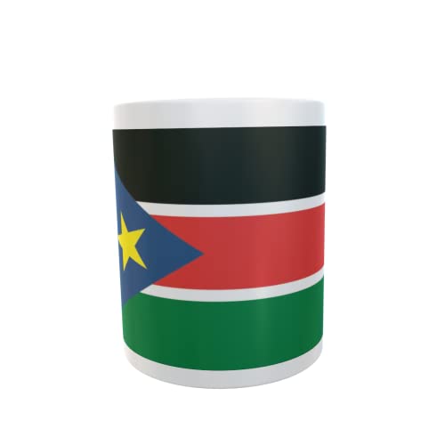 U24 Tasse Kaffeebecher Mug Cup Flagge Süd Sudan von U24